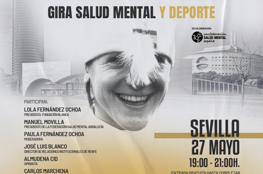 Sevilla recibe la Gira Salud Mental y Deporte “Fundación Blanca y Renfe”, con la proyección de un documental con relatos de deportistas leyenda