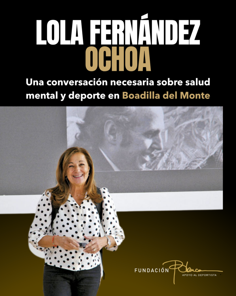 Lola Fernández Ochoa: salud mental y deporte en Boadilla del Monte