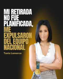 Tania Lamarca hablando sobre su retirada deportiva